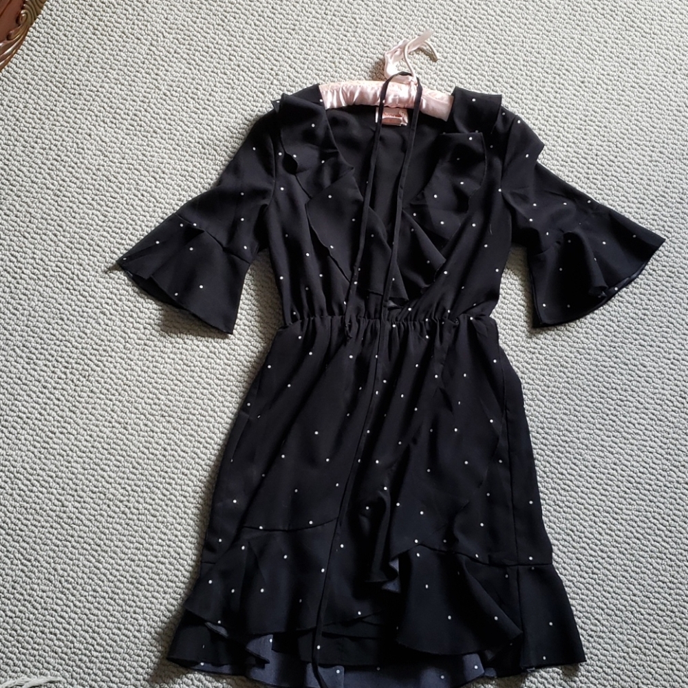 Black brunch dress